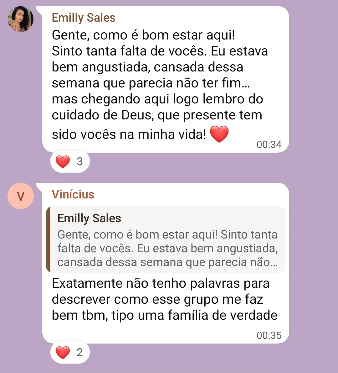 Depoimento de aluno 3